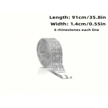 LOVEVER crystal rhinestone stripe tape 1 roll