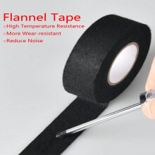 LOVEVER Velour Wiring Harness Tape Black 12mm10m