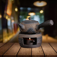 Tea Warmer Pottery Retro Japanese Teapot Heater