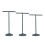 TRIEIY Jewelry Display Rack Black 3-Piece 2