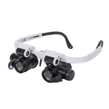 Telescopic Magnifier Glasses with LED Light 8X 15X 23X