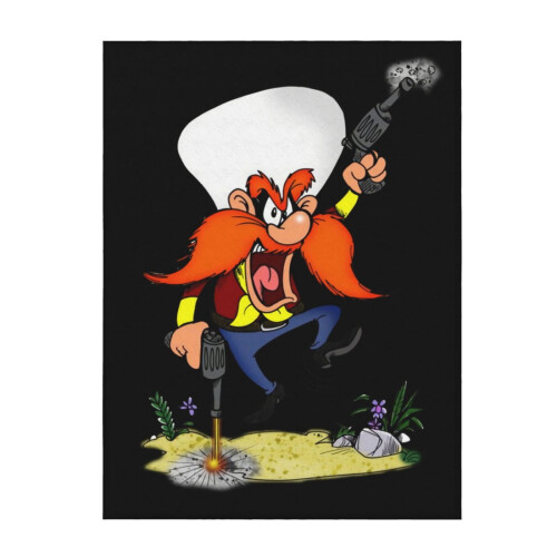 Yosemite Sam Plush Throw Blanket 60" x 50"