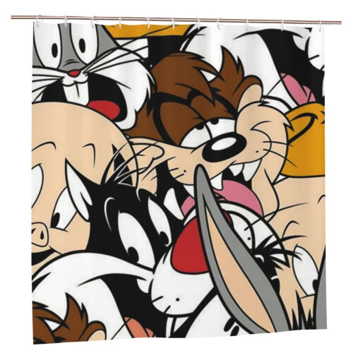 Bugs Bunny shower curtain polyester waterproof 72x72 inches
