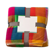 Electric Heated Fleece Throw Blanket 1 Pc Orange