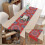 Table runner holiday moon design linen 1 piece 5