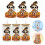 TUMALL UV DTF cup wraps Halloween pumpkin decals bulk 7