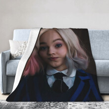Wednesday Hotel Anime Fleece Blanket 60 x 50 Inches