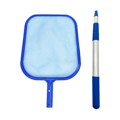 Pedty pool cleaning net with filter screen and three-piece
