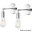 Light Brushed Brass Wall Sconce Set of 2 1