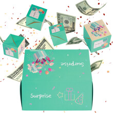 Bouncing Gift Box Set Red Blue 20 pcs 10x8x19cm