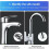 Faucet Adapter Kit Brass Male/Female M27 to M22 8