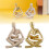 Abstract Thinker Bookend Resin Statue Sandstone 1