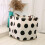 TUMALL foldable storage basket for baby laundry dot design 3