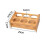 Wooden Tray Stand for Drinks - 6-Cup Holder 3