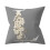 Silk Pillow Case Cotton 45x45 cm Alphabet Design 2