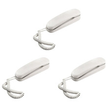 Wired Wall Phone White 3X