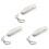 Wired Wall Phone White 3X 1