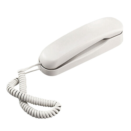 Wired Wall Phone White Fixed Telephone for Home Office