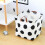TUMALL foldable storage basket for baby laundry dot design 7