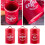 Metal Coffee and Tea Storage Tin 1200ml 3 Pack Red 6
