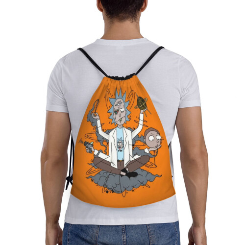 Rick and Morty Drawstring Bag Unisex Small 1