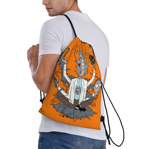 Rick and Morty Drawstring Bag Unisex Small 2