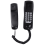 Wall-Mounted Wired Landline Phone Black 1