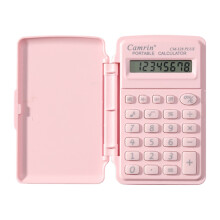Mini 8-digit calculator with flip cover portable