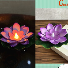 LED Lotus Floating Lanterns Pool Wedding Decor 6 Pcs