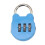 Color Password Padlock Blue Cabinet Trolley Case 1