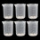 TUMALL 透明量杯 厨房用塑料量具 250ml 2