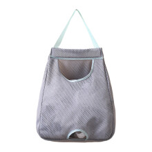 Mesh Grocery Bag Holder Wall-Mount Folding Organizer Black