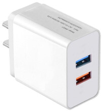 USB wall charger dual port 3.1A cube adapter