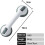 Suction Grab Rails Bathroom Handrails 2PCS 3