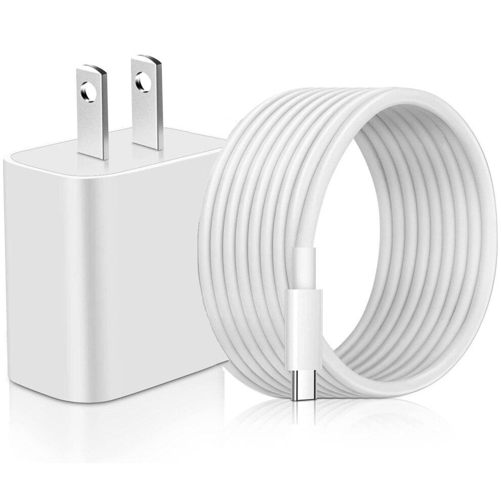 Iphone Fast Charger 20W Pd With 6Ft Usb-C To Lightning Cable 9314556550065