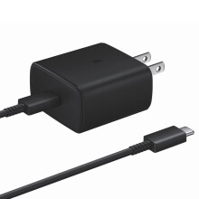 Samsung 45W Super Fast Charger with USB-C Cable 3FT Black