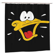 Daffy Duck shower curtain polyester 72 x 72 inches
