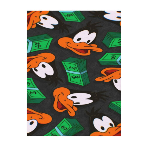Daffy Duck plush throw blanket 40" x 30"