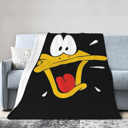 Daffy Duck plush throw blanket 50x60 inches
