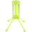 Foldable pasta drying rack green 1 pack 3