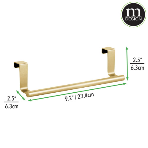 Stainless Steel Towel Rack Single Pole Gold 1