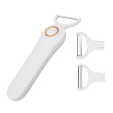 Electric Fruit Peeler with 3 Cutter Heads