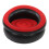 Inflatable Chair Flocked Surface Red 1 Piece 1