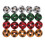 Christmas wooden beads 15mm 60 pcs 1