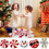 Christmas candy polyester round rug 23 inches non-slip 7