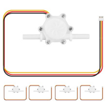 Water Flow Sensor DC5V 0.25-2.5L/min 5 pcs