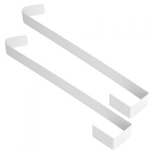 Wreath Hanger for Front Door 15 Inch 2 Pack White