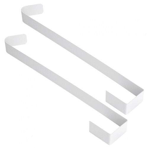Wreath Hanger for Front Door 15 Inch 2 Pack White
