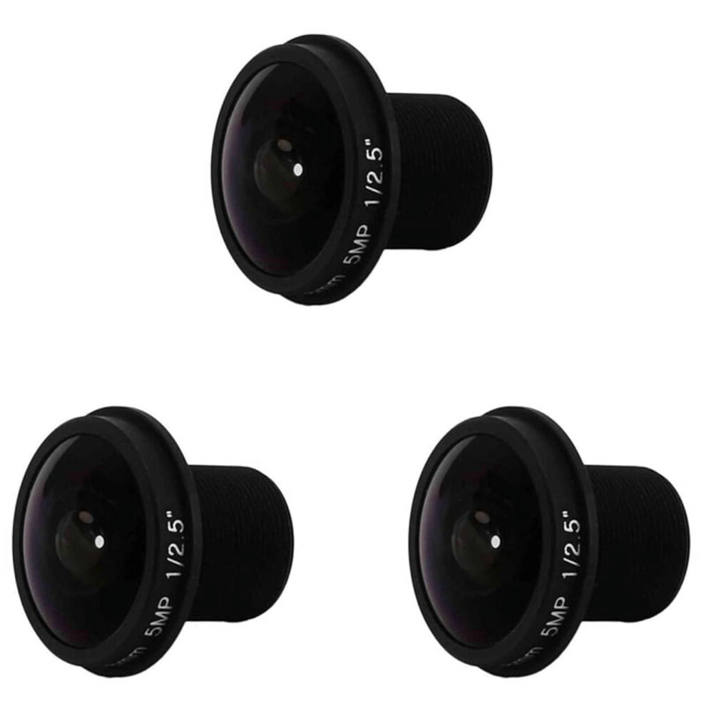 Hd Fisheye Cctv Lens 5Mp 1.8Mm M12 Mount 180 9370362105851