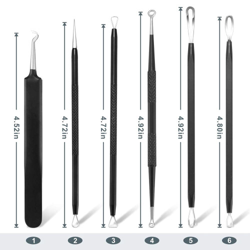 Blackhead Remover Tool Kit Stainless Steel 6-Piece 2